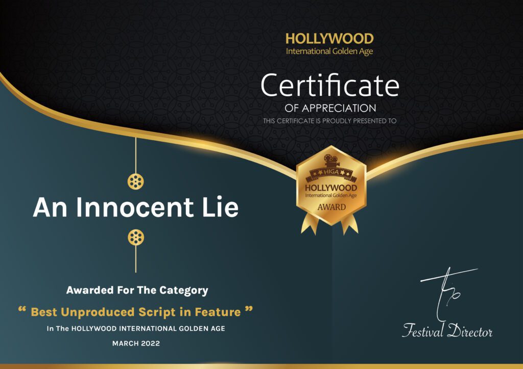 Winner An Innocent Lie Hollywood International